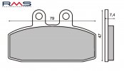 Brzdové destičky RMS 225100060 organické