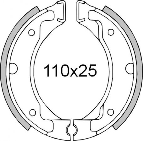 Brzdové čelisti RMS 225120051