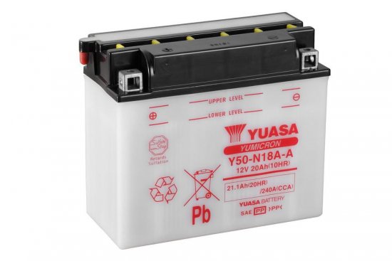 Yumicron akumulátor bez kyseliny YUASA Y50-N18A-A