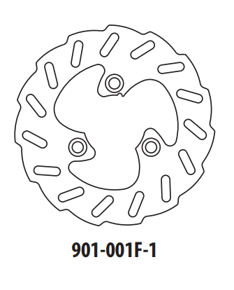 Brzdový kotouč GOLDFREN 901-001F-1 přední 190 mm