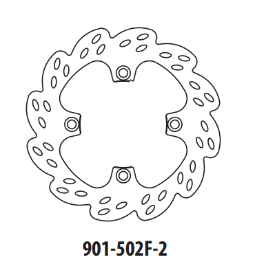 Brzdový kotouč GOLDFREN 901-502F-2 přední 240 mm