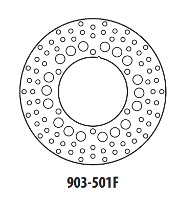 Brzdový kotouč GOLDFREN 903-501F přední 245 mm