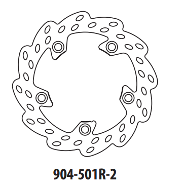 Brzdový kotouč GOLDFREN 904-501R-2 zadní 210 mm