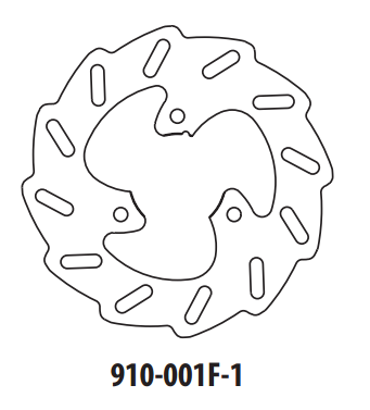 Brzdový kotouč GOLDFREN 910-001F-1 přední 190 mm