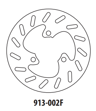 Brzdový kotouč GOLDFREN 913-002F přední 190 mm