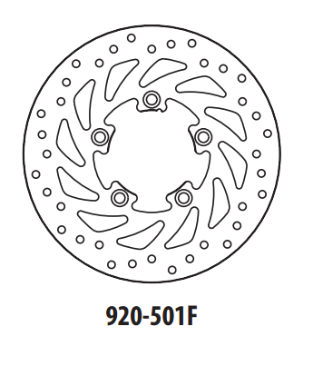 Brzdový kotouč GOLDFREN 920-501F přední 260 mm