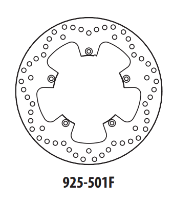 Brzdový kotouč GOLDFREN 925-501F přední 260 mm