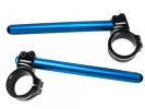 Lifted +10 mm clip-on, ACCOSSATO 10 degrees inclination for 50 mm fork